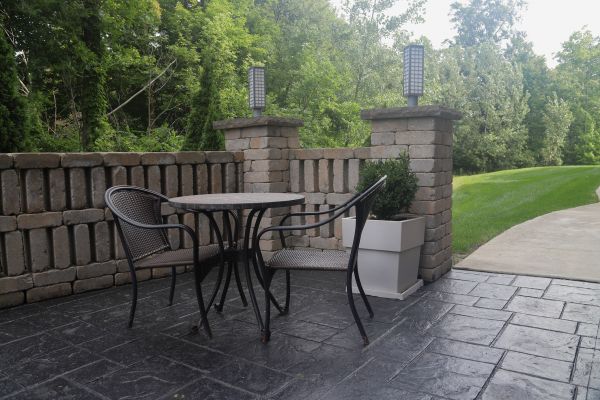 Stamped Concrete Patio Installation in Ringgold
