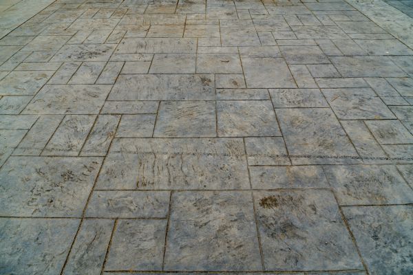 Stamped Patio Installation in Ringgold